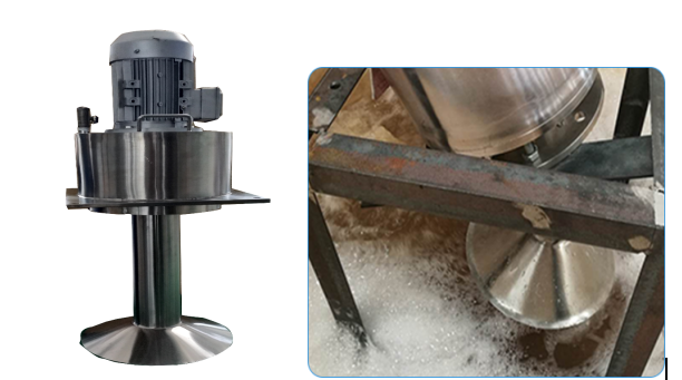 机械消泡器消除泡沫现场 机械消泡器消除泡沫现场